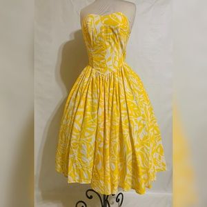 Vintage Strapless Dress